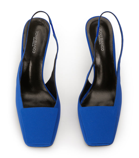 Azure Tony Bianco Rue Azure Crepe 10.5cm Event Heels | ILJBT46115