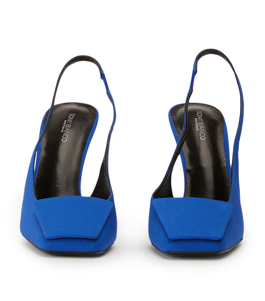 Azure Tony Bianco Rue Azure Crepe 10.5cm Event Heels | ILJBT46115