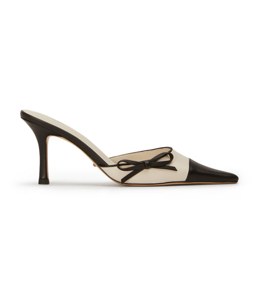 Beige / Black Tony Bianco Shirley Bone/Black 8cm Court Shoes | ILZDE55378