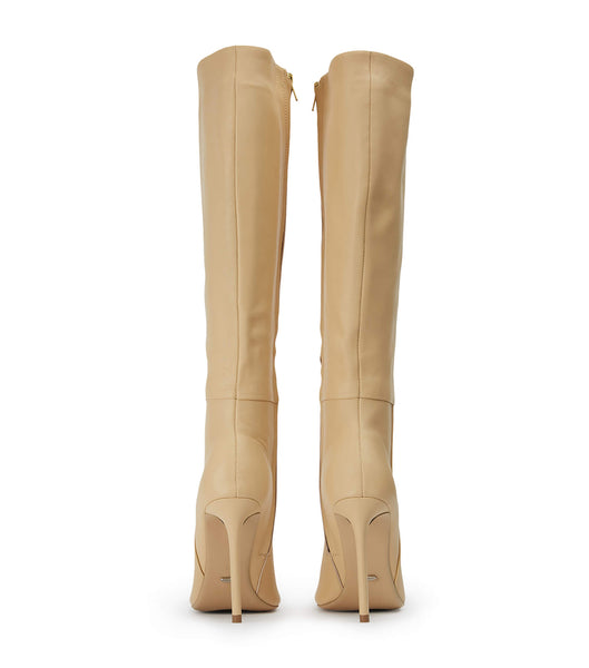 Beige Tony Bianco Apollo Butter Nappa 10.5cm Stiletto Boots | ILJBT62836