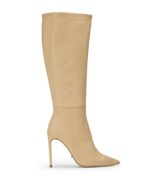 Beige Tony Bianco Apollo Butter Nappa 10.5cm Stiletto Boots | ILJBT62836