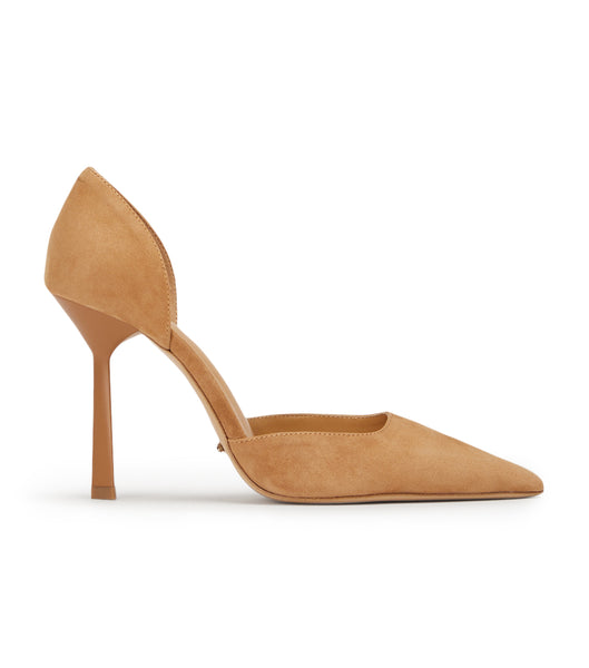 Beige Tony Bianco Gala Butterscotch Suede 10cm Event Heels | ILQCS11886