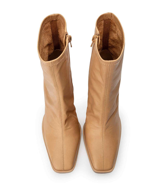 Beige Tony Bianco Rover Caramel Venice 8.5cm Ankle Boots | QILWA39288