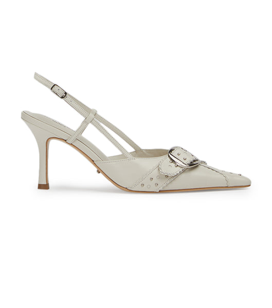 Beige Tony Bianco Sadie Bone Venice 8cm Low Heels | ILIIZ67427