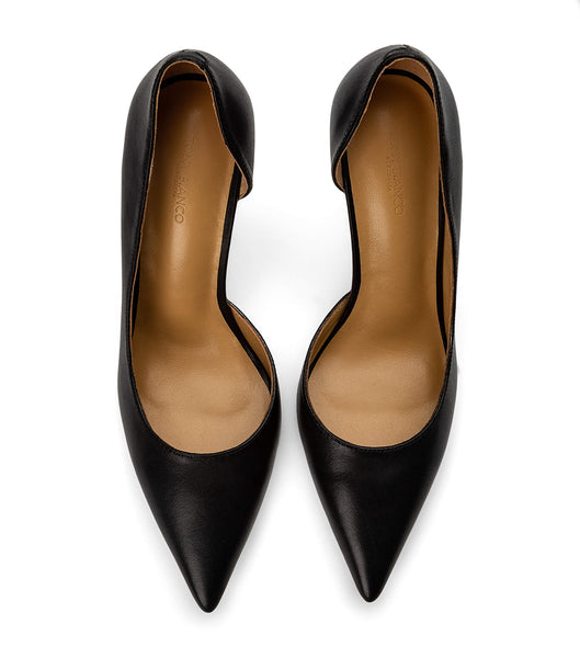 Black Tony Bianco Alyx Black Como 10.5cm Court Shoes | GILUC21837