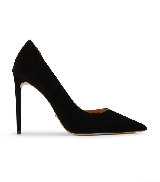 Black Tony Bianco Alyx Black Suede 10.5cm Stiletto Heels | AILDF55260