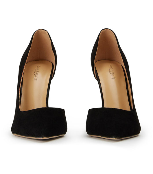 Black Tony Bianco Alyx Black Suede 10.5cm Event Heels | ILJKU88931