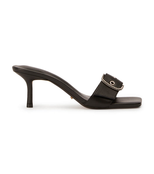 Black Tony Bianco Amy Black Nappa 6.5cm Event Heels | EILVG52559