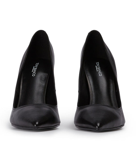 Black Tony Bianco Anja Black Como 10.5cm Event Heels | ILXBR80839