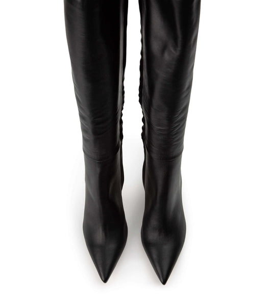 Black Tony Bianco Apollo Black Venice 10.5cm Stiletto Boots | DILKV92921