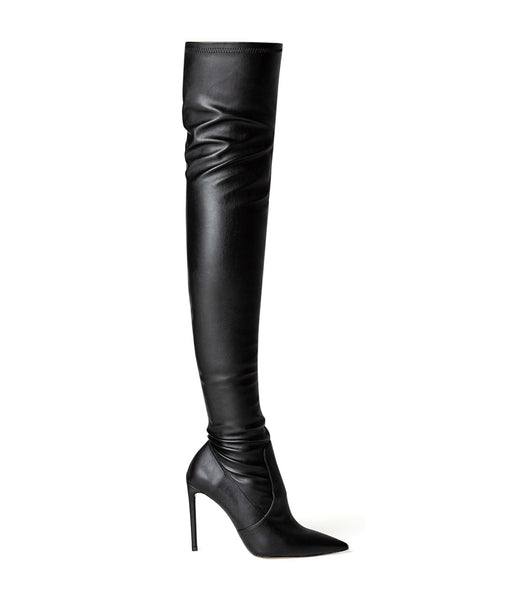 Black Tony Bianco Avah Black Venezia 10.5cm Heeled Boots | ILIIZ58294