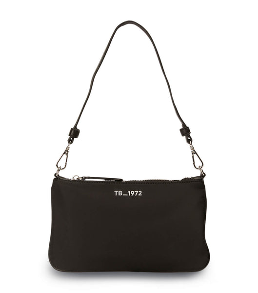 Black Tony Bianco Banjo Black Nylon Shoulder Bag Accessories | SILVO59109