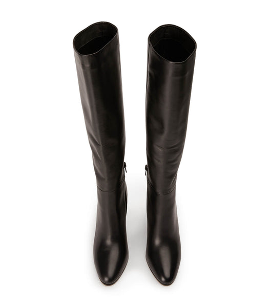 Black Tony Bianco Boss Black Como 9.5cm Knee High Boots | MILFT75967