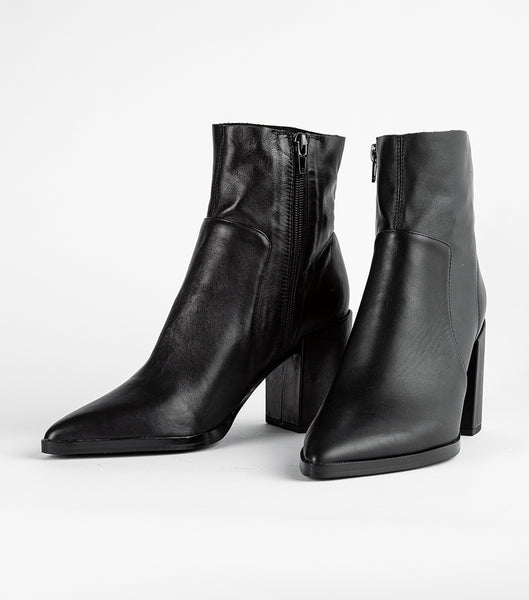 Black Tony Bianco Brazen Black Luxe 8.5cm Ankle Boots | ILCIF33068