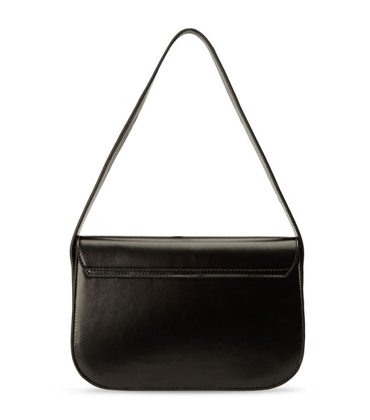 Black Tony Bianco Cecil Black Leather Shoulder Bag Accessories | GILEC45267