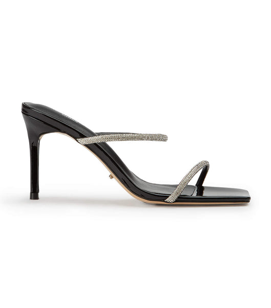 Black Tony Bianco Chase Black Patent 8.5cm Low Heels | ILJZR66998