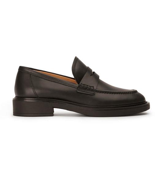 Black Tony Bianco Cherish Black Turin 4.5cm Loafers | XILGW30959