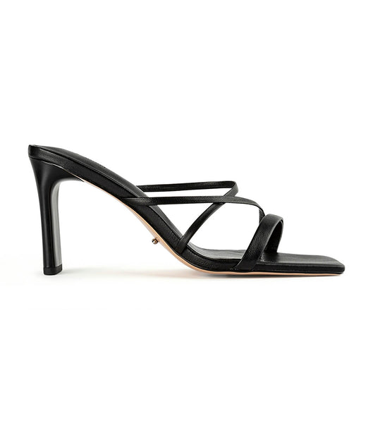 Black Tony Bianco Classic Black Nappa 8.5cm Event Heels | TILPQ90001