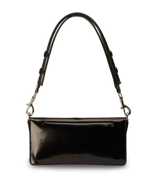 Black Tony Bianco Clove Black Hi Shine Shoulder Bag Accessories | BILSD30864