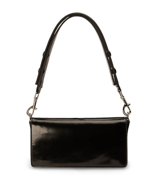 Black Tony Bianco Clove Black Hi Shine Shoulder Bag Accessories | BILSD30864