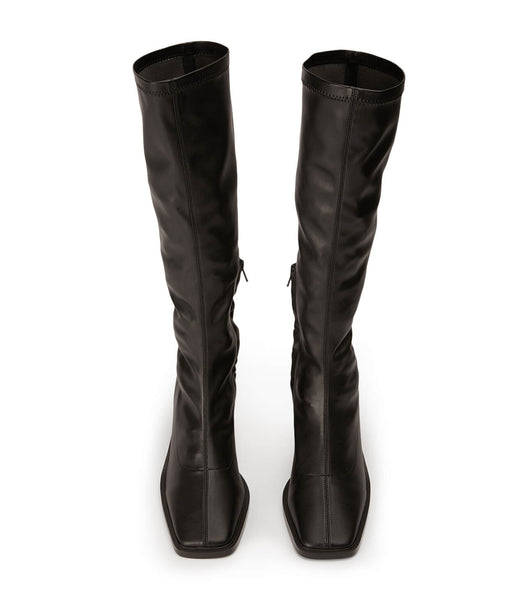 Black Tony Bianco Damon Black Venezia 7.5cm Knee High Boots | XILBH58750