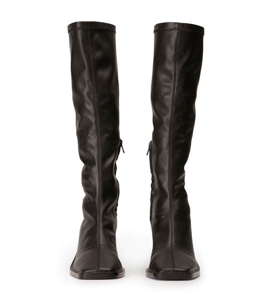 Black Tony Bianco Damon Black Venezia 7.5cm Knee High Boots | XILBH58750