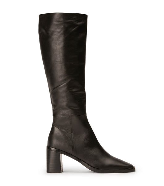 Black Tony Bianco Darby Black Venice 7.5cm Knee High Boots | XILBH75230