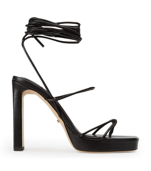 Black Tony Bianco Deon Black Nappa 11.5cm Platform Shoes | ILCIF44441