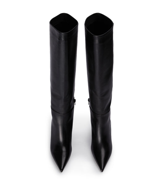 Black Tony Bianco Drake Black Como 9.5cm Knee High Boots | EILVG19331