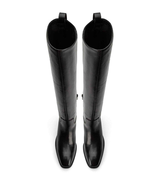 Black Tony Bianco Eleanor Black Como 4cm Knee High Boots | ILCVG30409