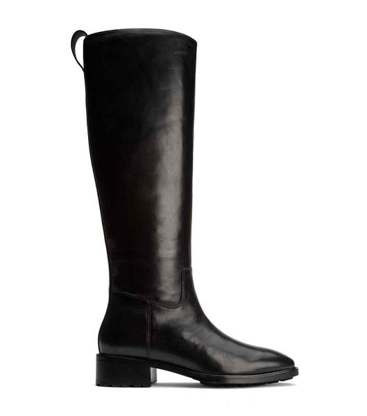 Black Tony Bianco Eleanor Black Como 4cm Knee High Boots | ILCVG30409