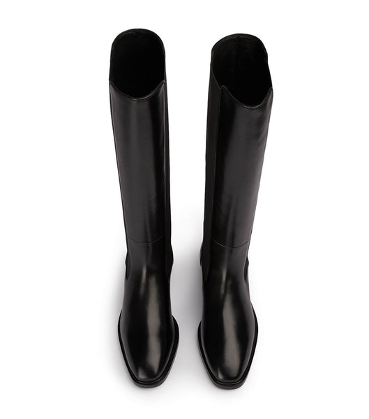 Black Tony Bianco Emrata Black Como 4cm Knee High Boots | BILSO23592