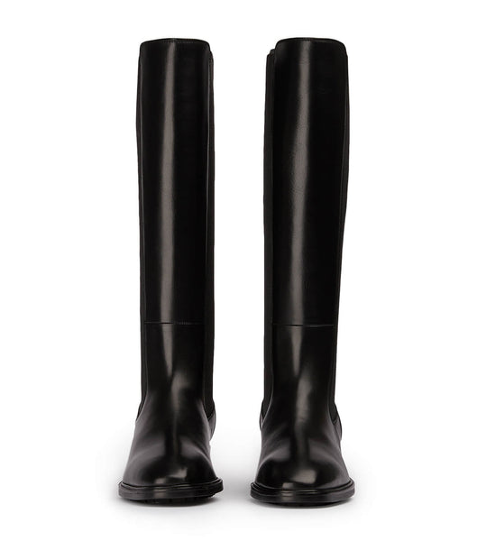 Black Tony Bianco Emrata Black Como 4cm Knee High Boots | BILSO23592