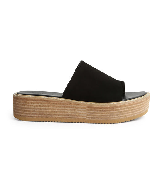 Black Tony Bianco Energy Black 4.5cm Slides | ILIIZ52938