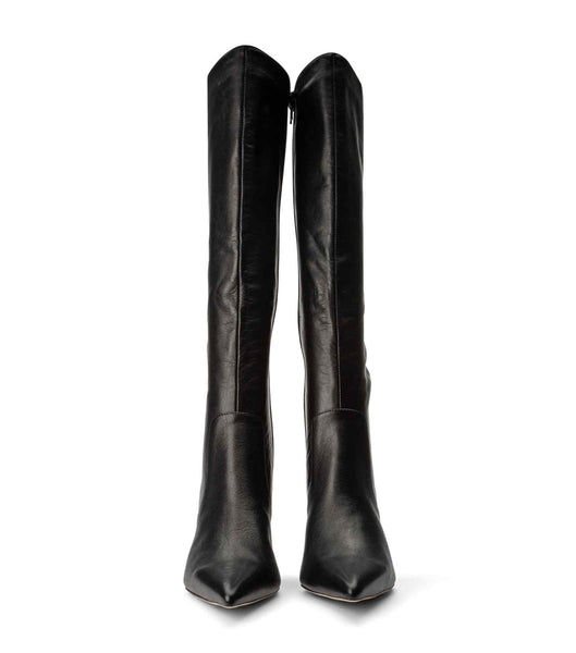 Black Tony Bianco Epic Black Venice 8.5cm Knee High Boots | ILQCS66585