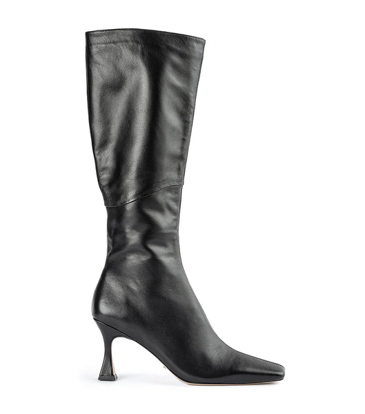 Black Tony Bianco Fantasy Black Venice 8cm Knee High Boots | PILER18745