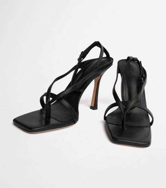 Black Tony Bianco Faythe Black Kid 10.5cm Event Heels | EILHC19704