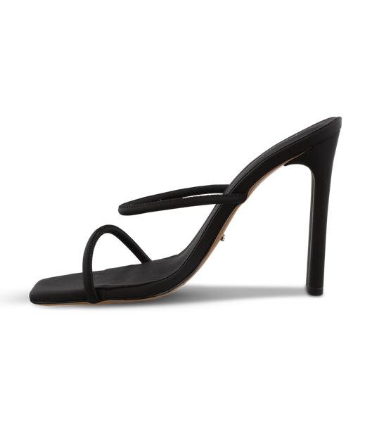 Black Tony Bianco Florence Black Galaxy 11cm Strappy Heels | ILNZX38700