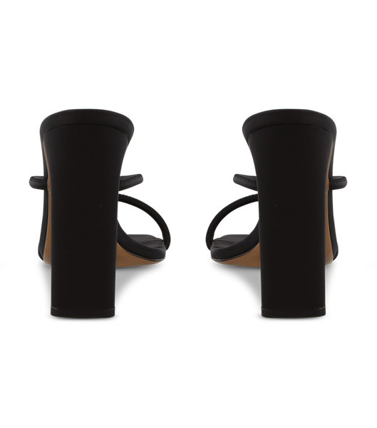 Black Tony Bianco Florence Black Galaxy 11cm Strappy Heels | ILNZX38700
