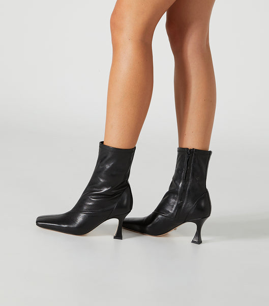 Black Tony Bianco Fomo Black Venice 8cm Heeled Boots | ILXMI85689