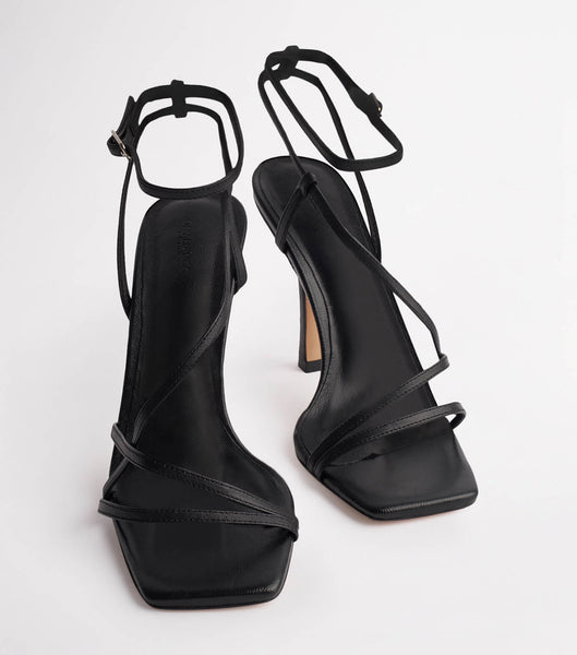 Black Tony Bianco Franci Black Kid 10.5cm Stiletto Heels | FILHY45963