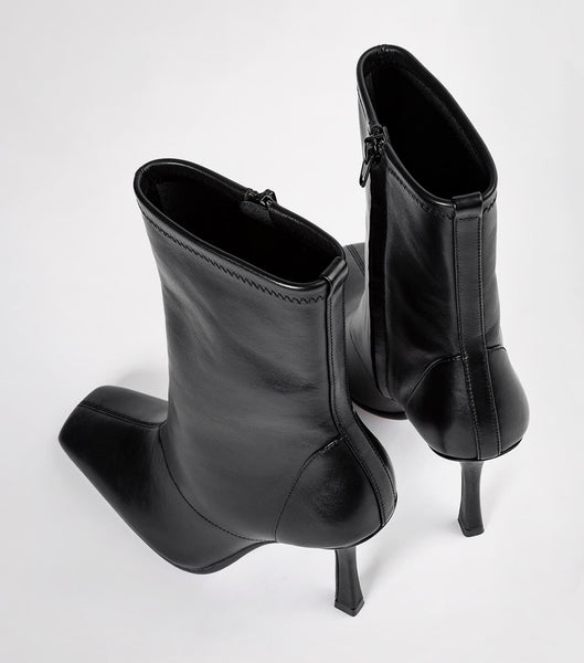 Black Tony Bianco Halsey Black Como 10.5cm Ankle Boots | ILXBR12995