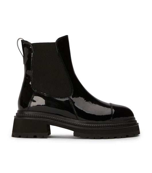 Black Tony Bianco Hurricane Black Hi Shine 5.5cm Ankle Boots | YILVQ81087