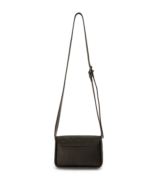 Black Tony Bianco Janey Black Leather Shoulder Bag Accessories | GILEC24673