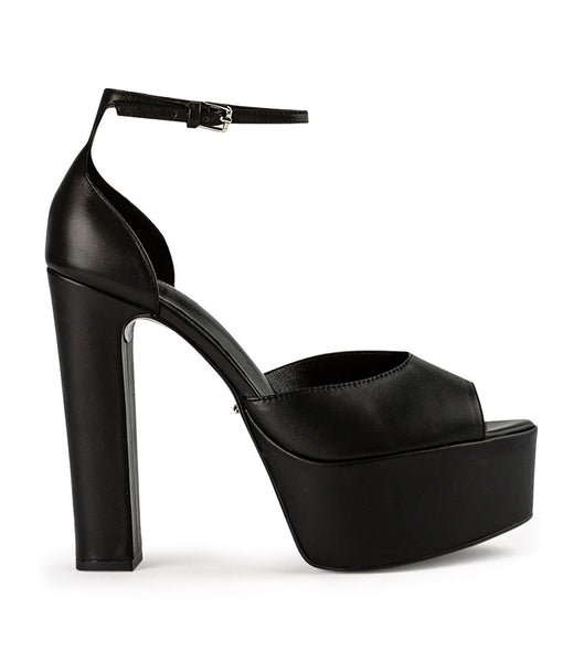 Black Tony Bianco Jayze Black Como 14cm Platform Shoes | GILUC24484