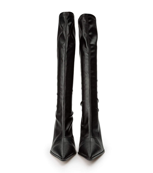 Black Tony Bianco Knight Black Venezia 9.5cm Heeled Boots | ILXMI43911