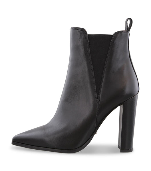 Black Tony Bianco Leigh Black Como 10.3cm Heeled Boots | ILXMI89254