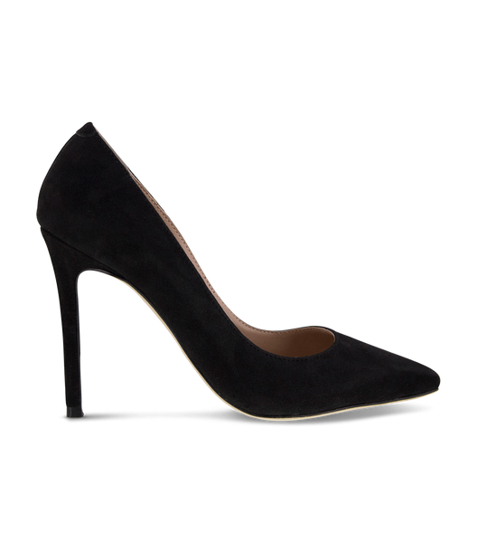 Black Tony Bianco Lotus Black Kid Suede 10.3cm Stiletto Heels | GILUC56308