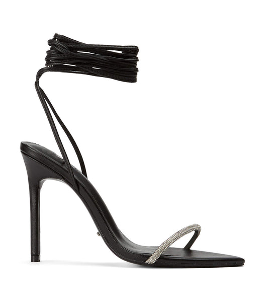 Black Tony Bianco Makai Black Nappa 10.5cm Stiletto Heels | ILIIZ37444