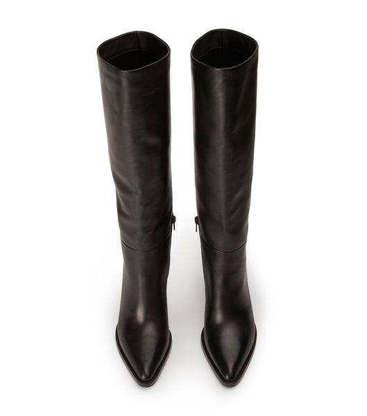 Black Tony Bianco Peppe Black Como 7.5cm Knee High Boots | DILKV96906